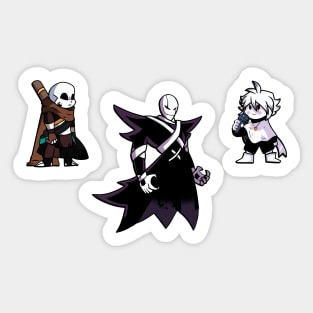 FNF. X-Gaster, X-Chara, Ink Sans. Mod X-Event Sticker